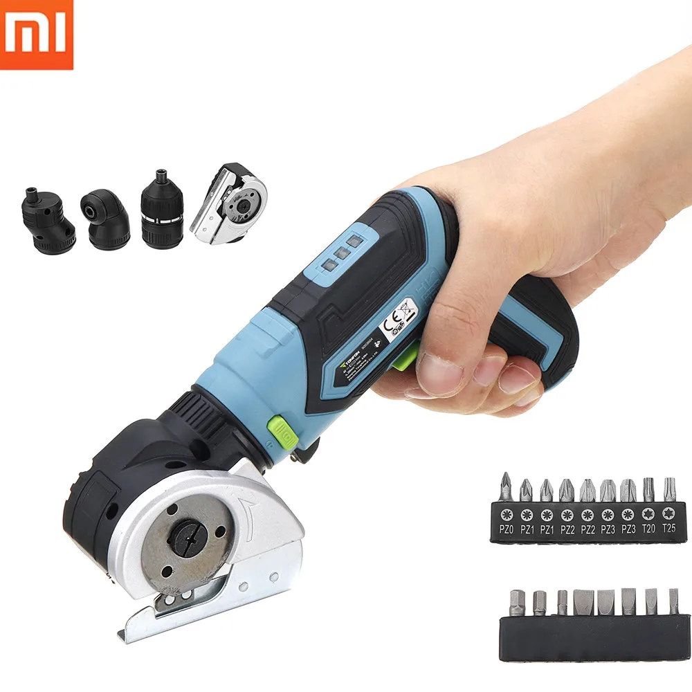 XIAOMI 4 In 1 Tonfon Multifunction 3.6V Lithium Mini Cordless Electric Screwdriver Cutter Offset Angle Right Angle Adapter Kit
XIAOMI 4 In 1 Tonfon Multifunction 3.6V Lithium Mini Cordless Electric Screwdriver Cutter Offset Angle Right Angle Adapter Kit
