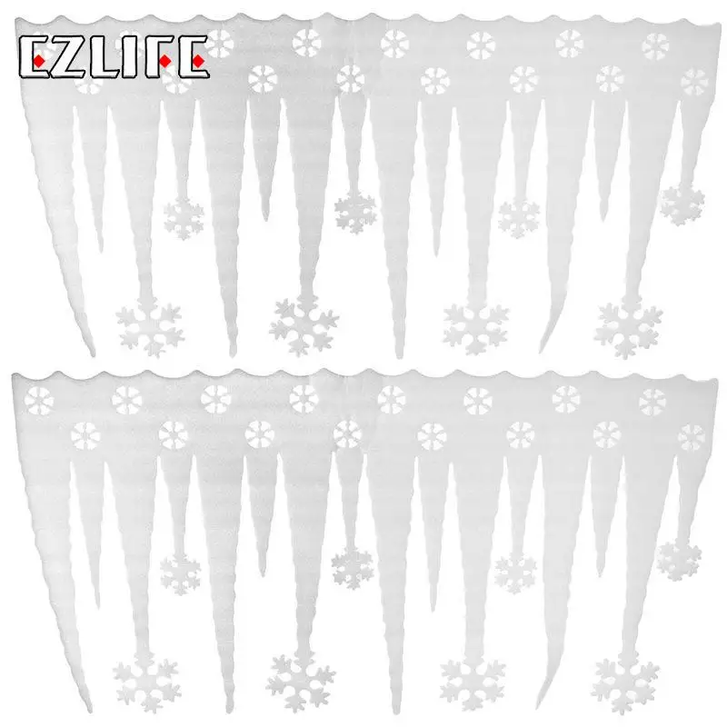 2pcs/set Christmas Decoration Snowflake Ice Bar Strip Christmas Decorations for Home Window Sticker Navidad Drop Shipping
2pcs/set Christmas Decoration Snowflake Ice Bar Strip Christmas Decorations for Home Window Sticker Navidad Drop Shipping