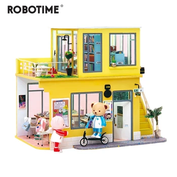 Robotime 2019 New Arrival Luxury DIY House with Bear&Furniture Children Adult Miniature Wooden Doll House Model Kit Dollhouse TD
Robotime 2019 New Arrival Luxury DIY House with Bear&Furniture Children Adult Miniature Wooden Doll House Model Kit Dollhouse TD