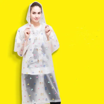 2017 New Transparent EVA Long Woman Girl Raincoats Rain Coat Rain Gear Impermeable Hooded Raincoat Fashion Rain Poncho
2017 New Transparent EVA Long Woman Girl Raincoats Rain Coat Rain Gear Impermeable Hooded Raincoat Fashion Rain Poncho