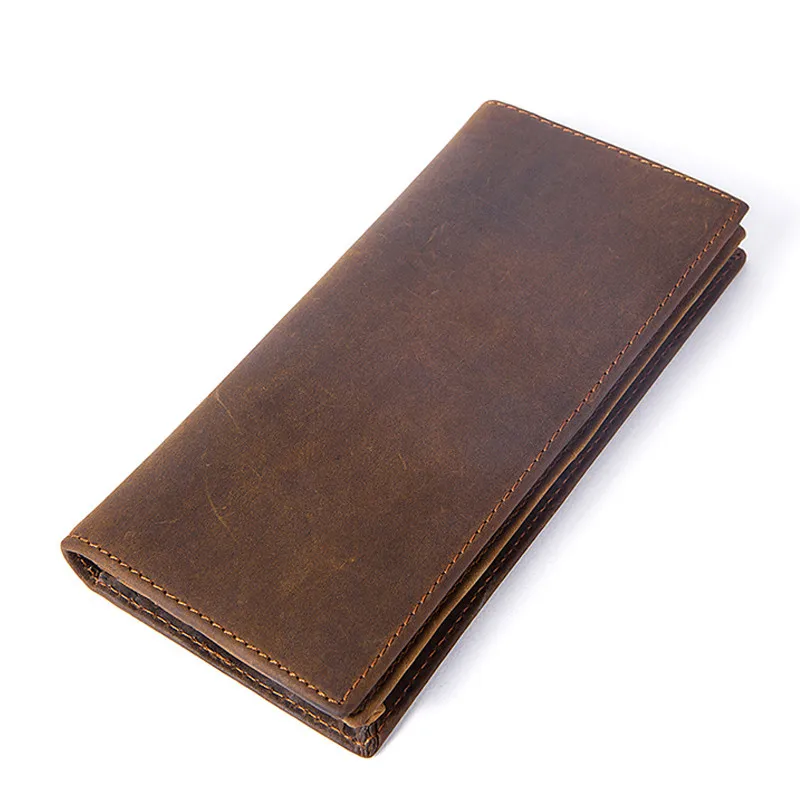 Prettyzys Crazy Horse Men's Wallet made of Genuine Leather clutches clutch Male man walet Purse for men long wallets Cards
Prettyzys Crazy Horse Men's Wallet made of Genuine Leather clutches clutch Male man walet Purse for men long wallets Cards