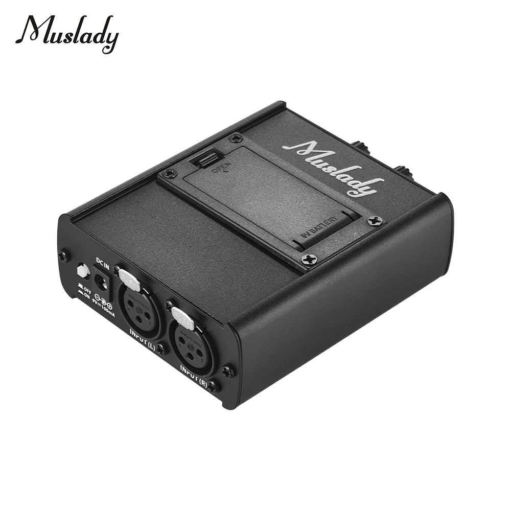 Muslady Personal In-ear Monitor Amplifier Headphones Earphones Amplifier Amp with XLR Inputs 3.5mm Output
Muslady Personal In-ear Monitor Amplifier Headphones Earphones Amplifier Amp with XLR Inputs 3.5mm Output