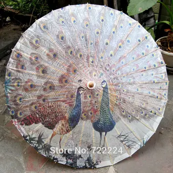 Dia 50cm Chinese Traditional Handmade Peafowl Flaunting its Tail Umbrella Waterproof Parasol Dance Props Oiled Paper Umbrella
Dia 50cm Chinese Traditional Handmade Peafowl Flaunting its Tail Umbrella Waterproof Parasol Dance Props Oiled Paper Umbrella