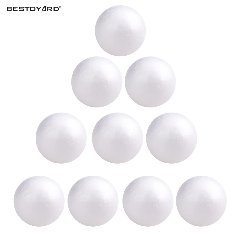 10pcs Christmas Decoration Modelling Craft Solid Polystyrene Foam Balls Round Spheres (White)
10pcs Christmas Decoration Modelling Craft Solid Polystyrene Foam Balls Round Spheres (White)