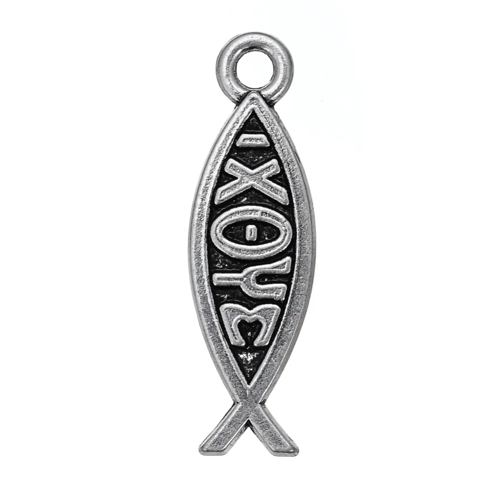 my shape 30pcs vintage alloy jesus fish religious charm zinc alloy plating antique silver
my shape 30pcs vintage alloy jesus fish religious charm zinc alloy plating antique silver
