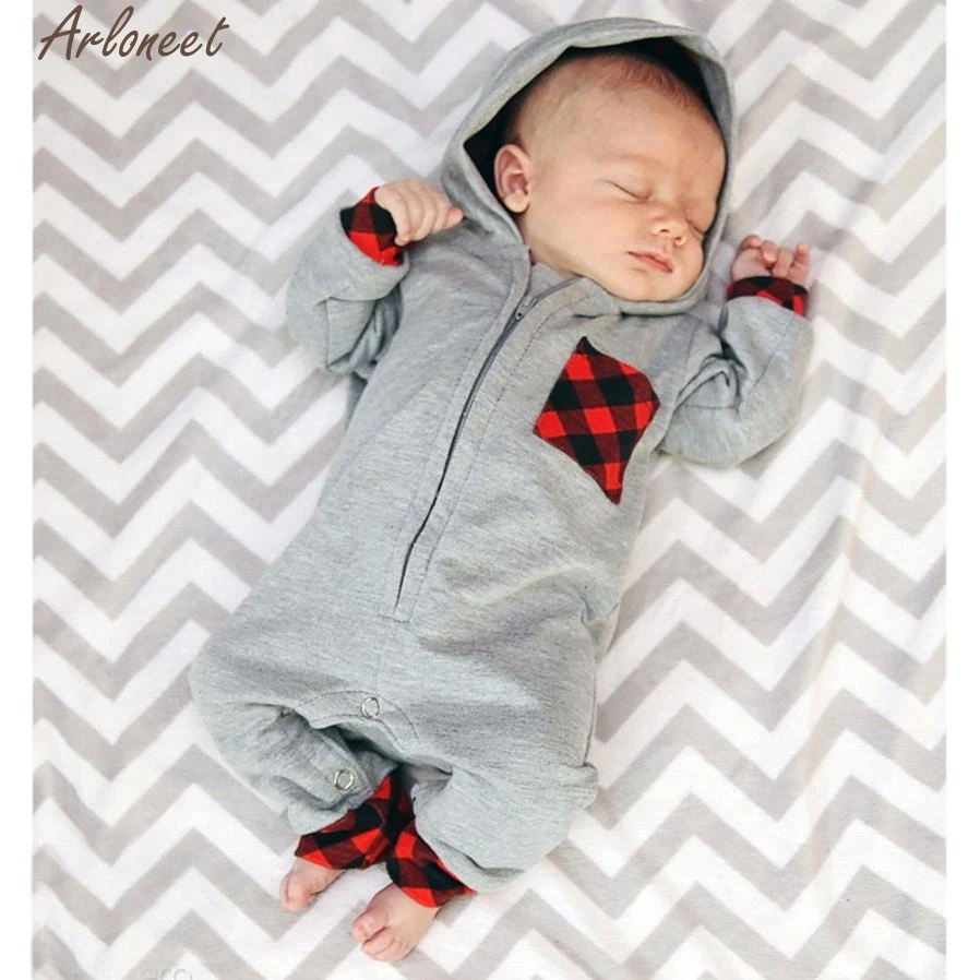 ARLONEET Children Rompers Newborn Baby Boy Girl Plaid Hooded Jumpsuit Outfits Clothes Baby Girl Clothes Winter Romper P30 Dec20
ARLONEET Children Rompers Newborn Baby Boy Girl Plaid Hooded Jumpsuit Outfits Clothes Baby Girl Clothes Winter Romper P30 Dec20