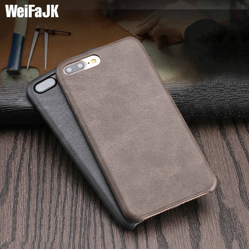 WeiFaJK Luxury PU Leather Case For iPhone 6 6s 7 Plus X Cases Business Protective Fashion Cover For iPhone 8 8Plus 7 Phone Case
WeiFaJK Luxury PU Leather Case For iPhone 6 6s 7 Plus X Cases Business Protective Fashion Cover For iPhone 8 8Plus 7 Phone Case