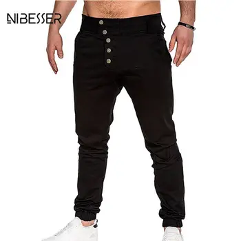 NIBESSER Pants For Men Men's Joggers Trousers Stitching Casual Harem Pants Streetwear Men's Slim Solid Color Trousers 2019 New
NIBESSER Pants For Men Men's Joggers Trousers Stitching Casual Harem Pants Streetwear Men's Slim Solid Color Trousers 2019 New