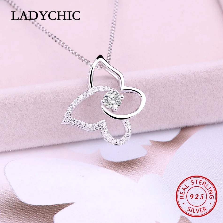 LADYCHIC Hot Sale Elegant Butterfly 925 Sterling Silver Pendant with AAA+ Zircon Women Fashion Charm Jewelry Necklace LNS1023
LADYCHIC Hot Sale Elegant Butterfly 925 Sterling Silver Pendant with AAA+ Zircon Women Fashion Charm Jewelry Necklace LNS1023