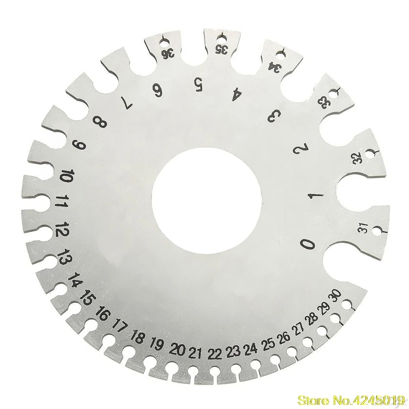 New High quality Round AWG SWG Wire Thickness Measurer Tester Ruler Gauge Diameter Metal Tool
New High quality Round AWG SWG Wire Thickness Measurer Tester Ruler Gauge Diameter Metal Tool