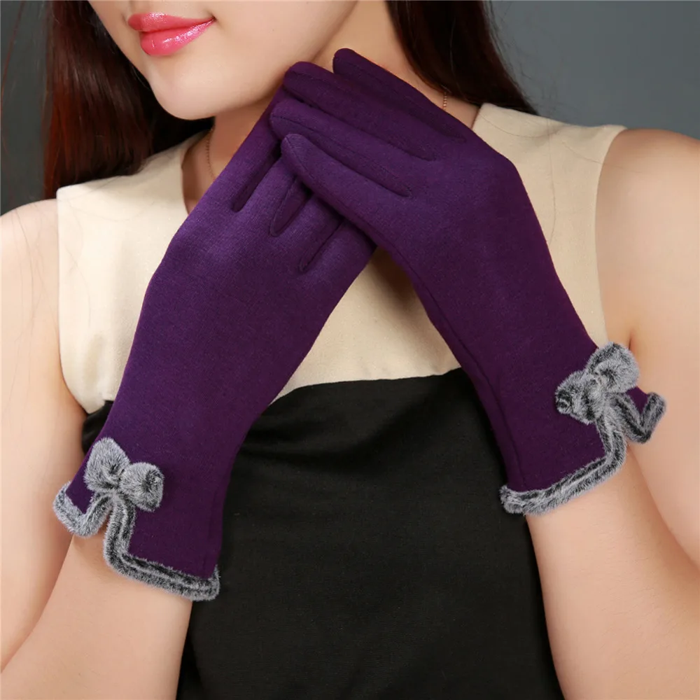 New Women Fashion Touch Screen Mittens Sheep Wool Gloves Bowknot Warm Thick Hand Fitness Wrist Long Female Winter Gloves
New Women Fashion Touch Screen Mittens Sheep Wool Gloves Bowknot Warm Thick Hand Fitness Wrist Long Female Winter Gloves