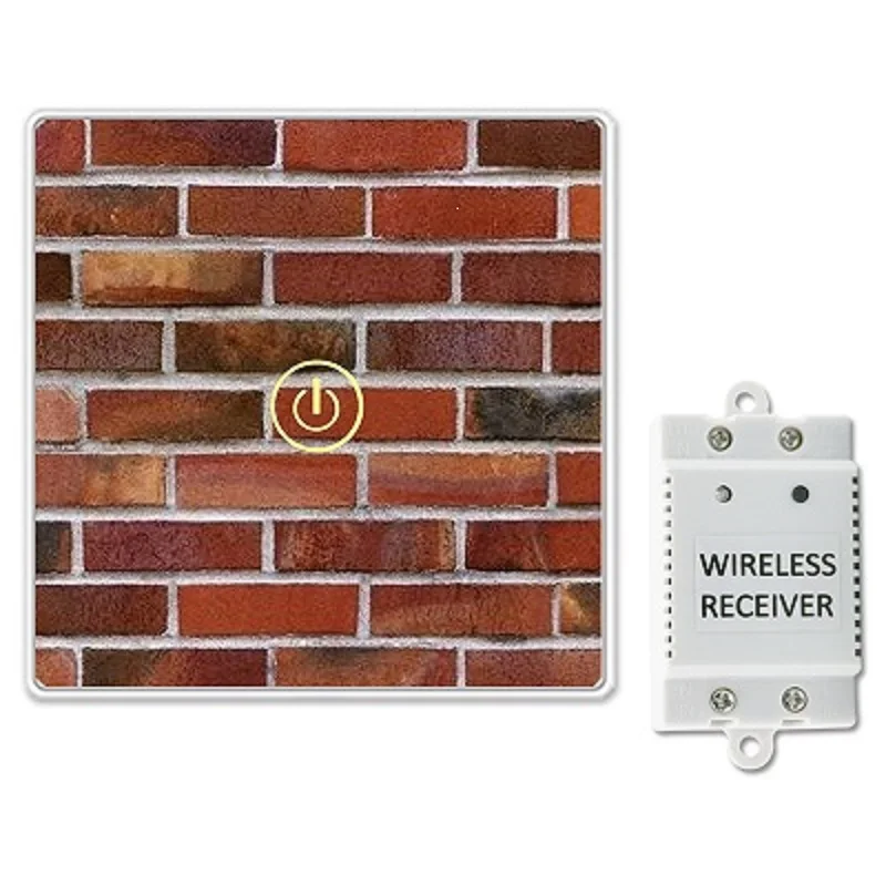 Saful Touch On/Off Switch Crystal Glass Panel 1 Gang 1 Way Lighting Capacitive 150M 220V Remote Control Home Switch Wireless
Saful Touch On/Off Switch Crystal Glass Panel 1 Gang 1 Way Lighting Capacitive 150M 220V Remote Control Home Switch Wireless