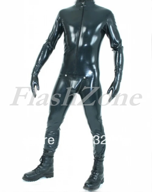 Man latex catsuit with gloves/socks/cod piece