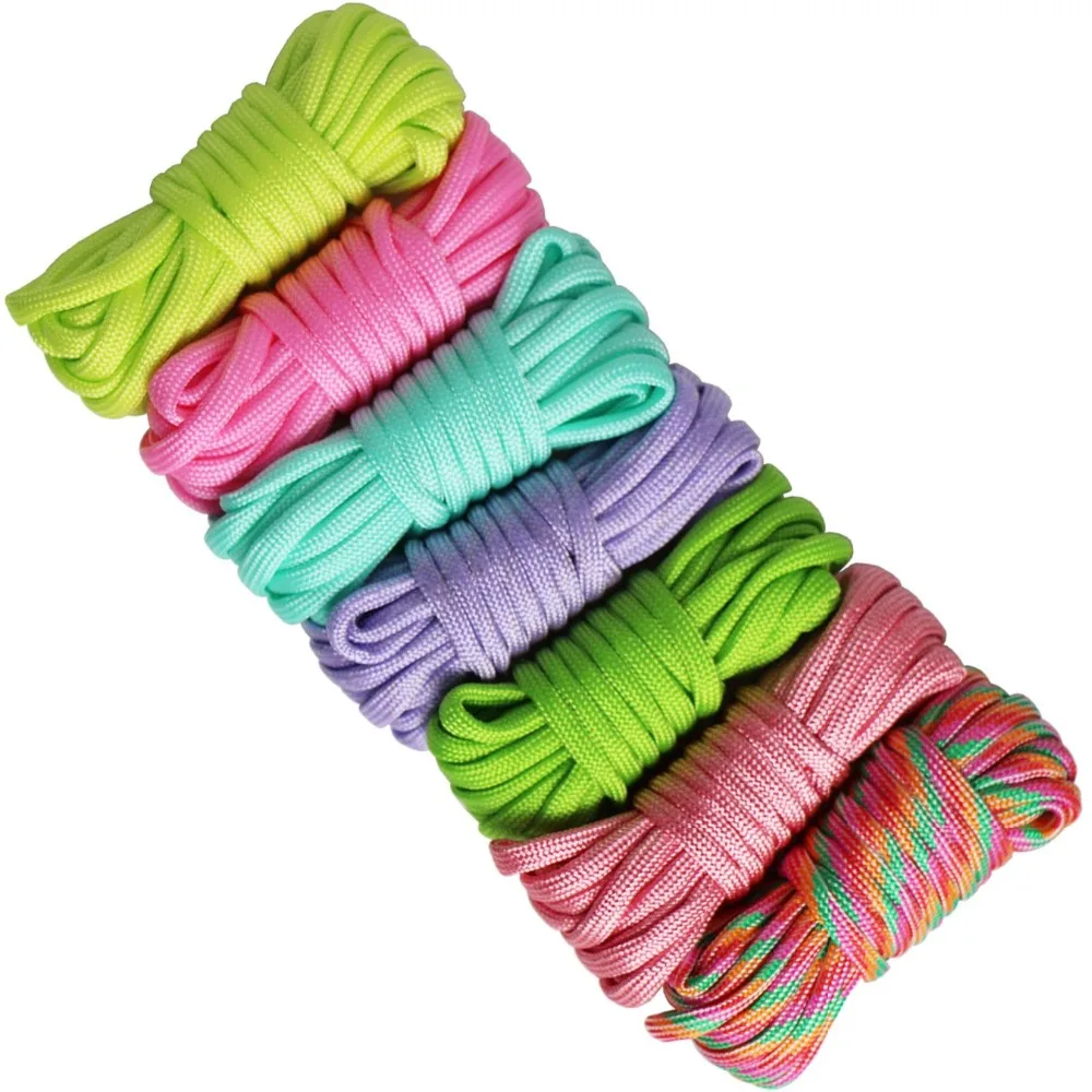 7pcs Paracord Bracelet Cord Lifeline Parachute Rope Outdoor Survival Safe Rope Set DIY Hand Woven Hiking Accessories 3m
7pcs Paracord Bracelet Cord Lifeline Parachute Rope Outdoor Survival Safe Rope Set DIY Hand Woven Hiking Accessories 3m