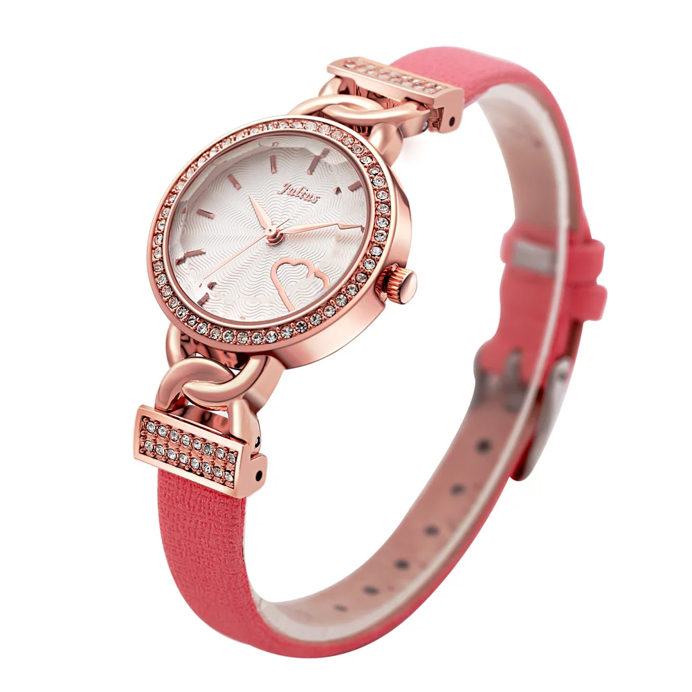 Women's Watches Waterproof with Bracelet JULIUS Bayan Kol Saati Horloges Women Leather Simple Gold Erkek Kol Saati Rhinestone
Women's Watches Waterproof with Bracelet JULIUS Bayan Kol Saati Horloges Women Leather Simple Gold Erkek Kol Saati Rhinestone