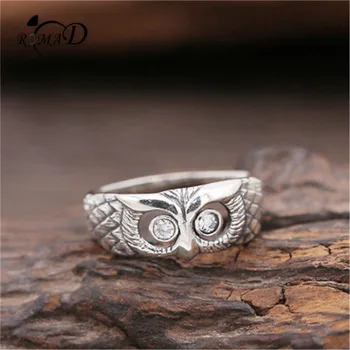 Romad Lively Vintage 925 sterling Silver Charming Crystal Eye Night Owl Style Silver Color Rings for Women Size 6 to 10
Romad Lively Vintage 925 sterling Silver Charming Crystal Eye Night Owl Style Silver Color Rings for Women Size 6 to 10