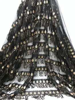 2019 Black Gold wedding lace fabric 3D flowers french African lace fabrics for dresses sequins tulle lace Nigerian fabric
2019 Black Gold wedding lace fabric 3D flowers french African lace fabrics for dresses sequins tulle lace Nigerian fabric