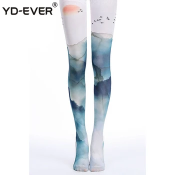 YD-EVER print women tights Cotton Jacquard Pantyhose brand fashion Thin Spring Autumn Tattoo Colored Printed Hosiery 666
YD-EVER print women tights Cotton Jacquard Pantyhose brand fashion Thin Spring Autumn Tattoo Colored Printed Hosiery 666