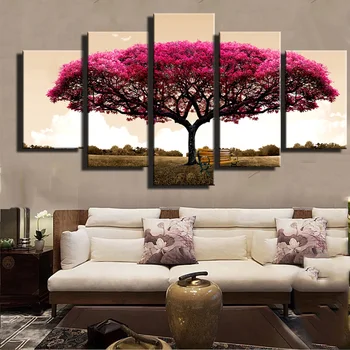 5 Panel Artist Painted Red Leaves Tree Landscape Oil Painting on Canvas Handmade Abstract Wall Art Picture for room Home Decor
5 Panel Artist Painted Red Leaves Tree Landscape Oil Painting on Canvas Handmade Abstract Wall Art Picture for room Home Decor