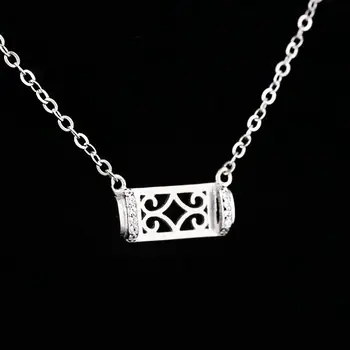 Sterling Silver 925 Women Necklace Semi Mount Pendant Crystal 7x12MM Princess Cabochon White Gold Color DIY Stone Setting
Sterling Silver 925 Women Necklace Semi Mount Pendant Crystal 7x12MM Princess Cabochon White Gold Color DIY Stone Setting