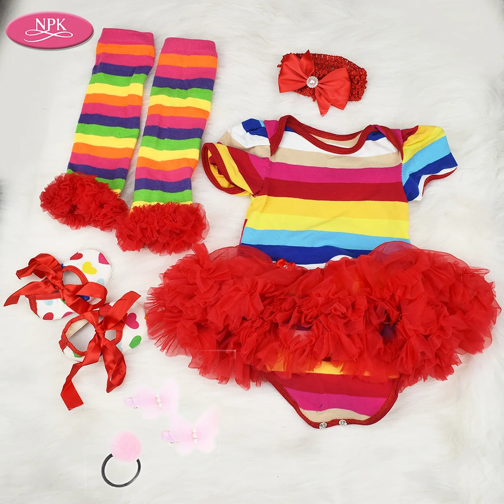 NPK Doll Accessories For 22" Reborn Baby Doll Clothes Fashion Style Silicone reborn 55CM Reborn Bebe menina bonecas Clothing Set
NPK Doll Accessories For 22" Reborn Baby Doll Clothes Fashion Style Silicone reborn 55CM Reborn Bebe menina bonecas Clothing Set