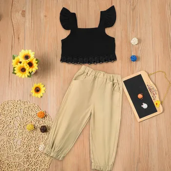 2PCs Girls clothes Newborn Kid Baby Girls Flutter Sleeve Solid Tops +Long Pants Outfits Sets Vetement Enfant Fille summerdress
2PCs Girls clothes Newborn Kid Baby Girls Flutter Sleeve Solid Tops +Long Pants Outfits Sets Vetement Enfant Fille summerdress