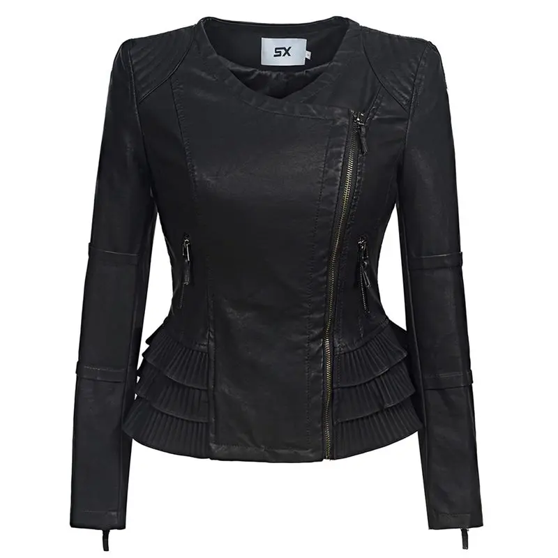 Sisjuly Gothic Casual Autumn Black Cool Women Jackets Slim Plain Zipper Pleated Fall 2019 Coats Female High Street Overcoats
Sisjuly Gothic Casual Autumn Black Cool Women Jackets Slim Plain Zipper Pleated Fall 2019 Coats Female High Street Overcoats