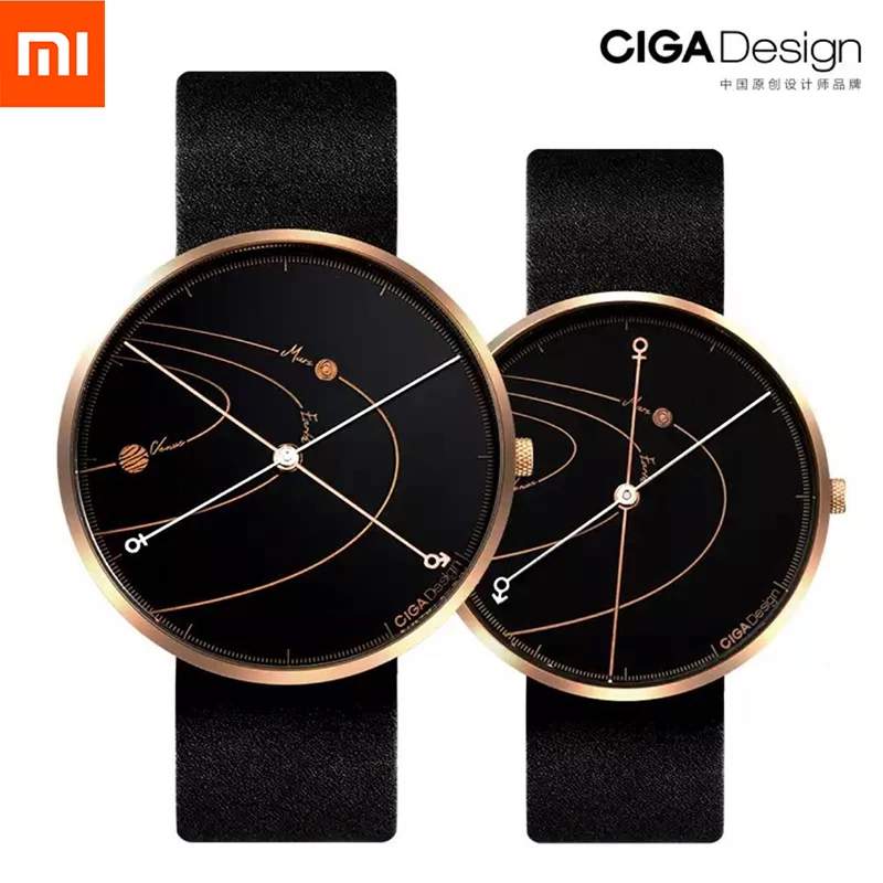D012 серии Xiaomi CIGA дизайн Lover's Звездные наручные часы модные простые туфли в стиле