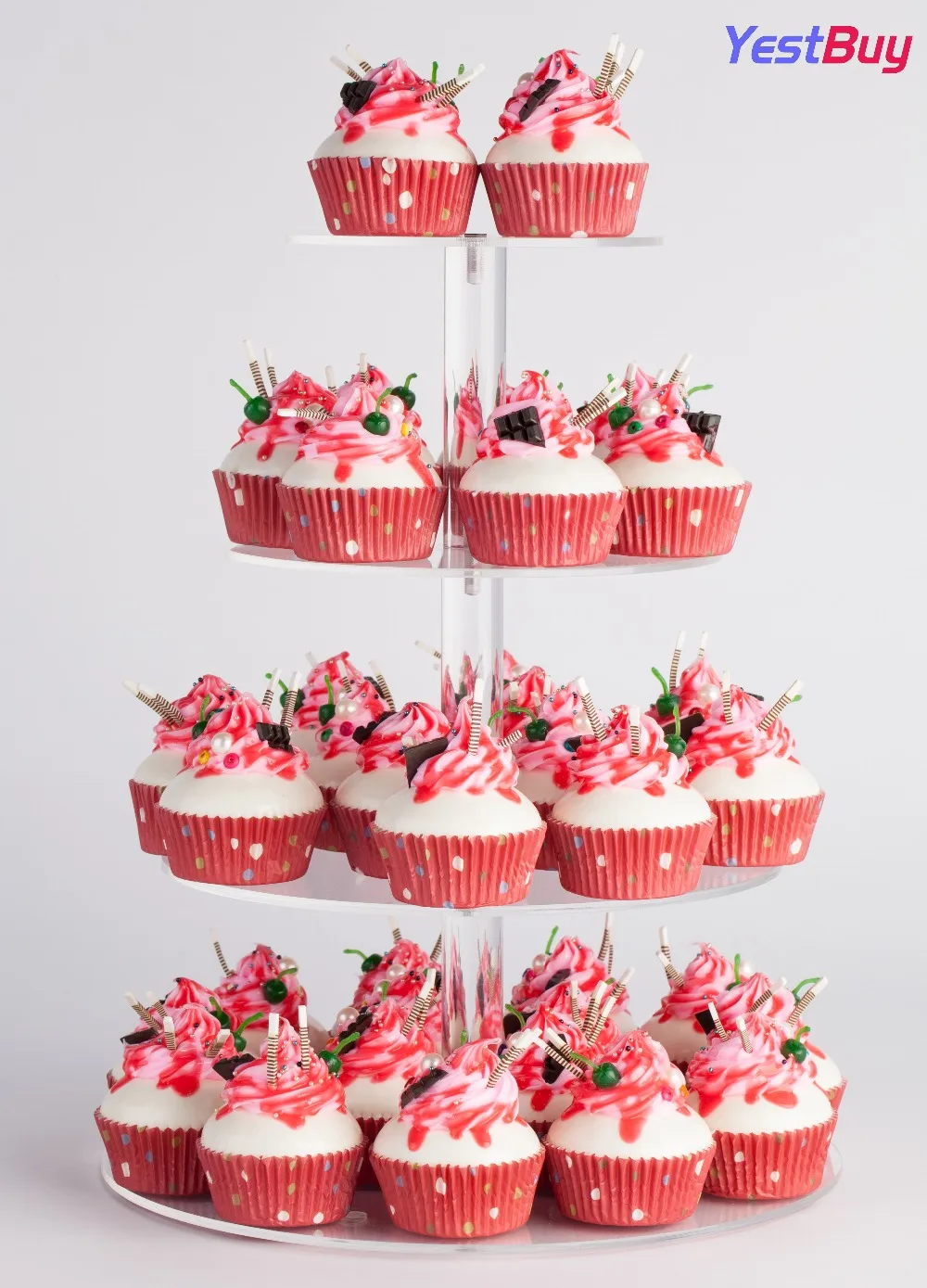 YestBuy 4 Tier Maypole Round Wedding Party Tree Tower Acrylic Cupcake Display Stand (4 Tier (12cm gap))(15.1" Inches)
YestBuy 4 Tier Maypole Round Wedding Party Tree Tower Acrylic Cupcake Display Stand (4 Tier (12cm gap))(15.1" Inches)