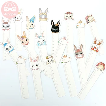 Mr Paper 30pcs/box Kawaii Rabbit Ruler Irregular Bookmarks for Novelty Book Reading Maker Page Writing ToolPaper Ruler Bookmarks
Mr Paper 30pcs/box Kawaii Rabbit Ruler Irregular Bookmarks for Novelty Book Reading Maker Page Writing ToolPaper Ruler Bookmarks