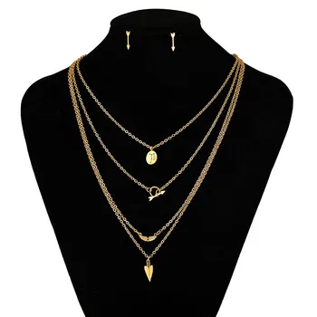 Baoyan 316L Stainless Steel Cute Long Gold Silver Color Chain Tassel Multi Layered Choker Pendant Necklace Set Jewelry Women
Baoyan 316L Stainless Steel Cute Long Gold Silver Color Chain Tassel Multi Layered Choker Pendant Necklace Set Jewelry Women