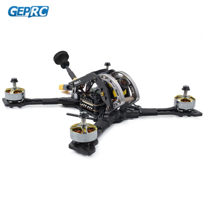 GEPRC Mark3 H5 225mm 5 Inch 3-6S FPV Racing Drone BNF/PNP SPAN Pro F4 50A Blheli_32 DSHOT1200 ESC 25~800mW VTX Caddx Ratel Cam
GEPRC Mark3 H5 225mm 5 Inch 3-6S FPV Racing Drone BNF/PNP SPAN Pro F4 50A Blheli_32 DSHOT1200 ESC 25~800mW VTX Caddx Ratel Cam