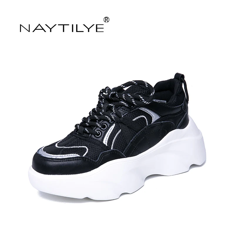 NAYTILYE Women's Flats 2019 New Casual Lace-Up Round Toe Platform Fashion Spring/Autumn woman shoes 35-40 Free shipping
NAYTILYE Women's Flats 2019 New Casual Lace-Up Round Toe Platform Fashion Spring/Autumn woman shoes 35-40 Free shipping