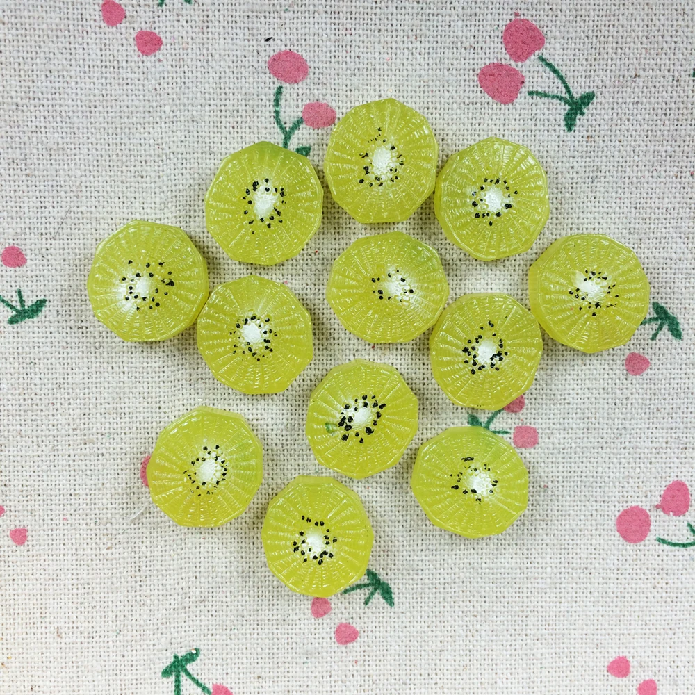 10 Pieces Flat Back Resin Cabochon Kawaii Kiwifruit Slice DIY Flatback Decoration Craft Scrapbooking Accessories Charm:20mm
10 Pieces Flat Back Resin Cabochon Kawaii Kiwifruit Slice DIY Flatback Decoration Craft Scrapbooking Accessories Charm:20mm