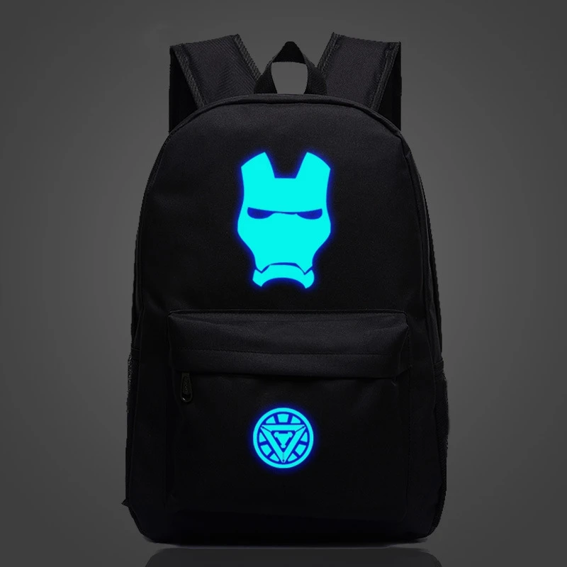 Superhero Iron Man Luminous Backpack Men Women Rucksack Cartoon Travel Bag Nylon Mochila Galaxia School Bags For Teenage Girls
Superhero Iron Man Luminous Backpack Men Women Rucksack Cartoon Travel Bag Nylon Mochila Galaxia School Bags For Teenage Girls