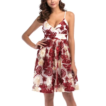 Summer Women Sexy Jacquard Flowers Wrap V Neck High Waist Mini Dresses Casual Backless Female Contrast Color Party Short Dresses
Summer Women Sexy Jacquard Flowers Wrap V Neck High Waist Mini Dresses Casual Backless Female Contrast Color Party Short Dresses