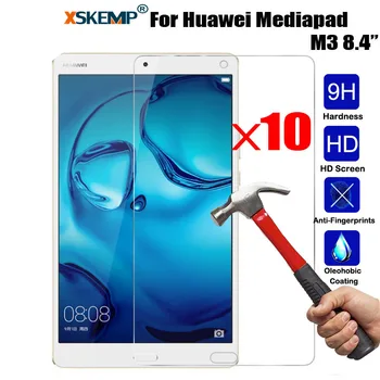XSKEMP 10Pcs/Lot 0.3mm Screen Protector Guard Film For Huawei Mediapad M3 8.4 Ultra-thin 9H Hard Tempered Glass Protective Film
XSKEMP 10Pcs/Lot 0.3mm Screen Protector Guard Film For Huawei Mediapad M3 8.4 Ultra-thin 9H Hard Tempered Glass Protective Film
