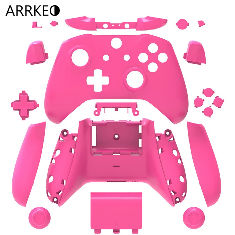 ARRKEO Matte Pink Full Custom Replacement Shell Case Cover Buttons Mod Kit Accessories For Xbox One S Slim Wireless Controller
ARRKEO Matte Pink Full Custom Replacement Shell Case Cover Buttons Mod Kit Accessories For Xbox One S Slim Wireless Controller