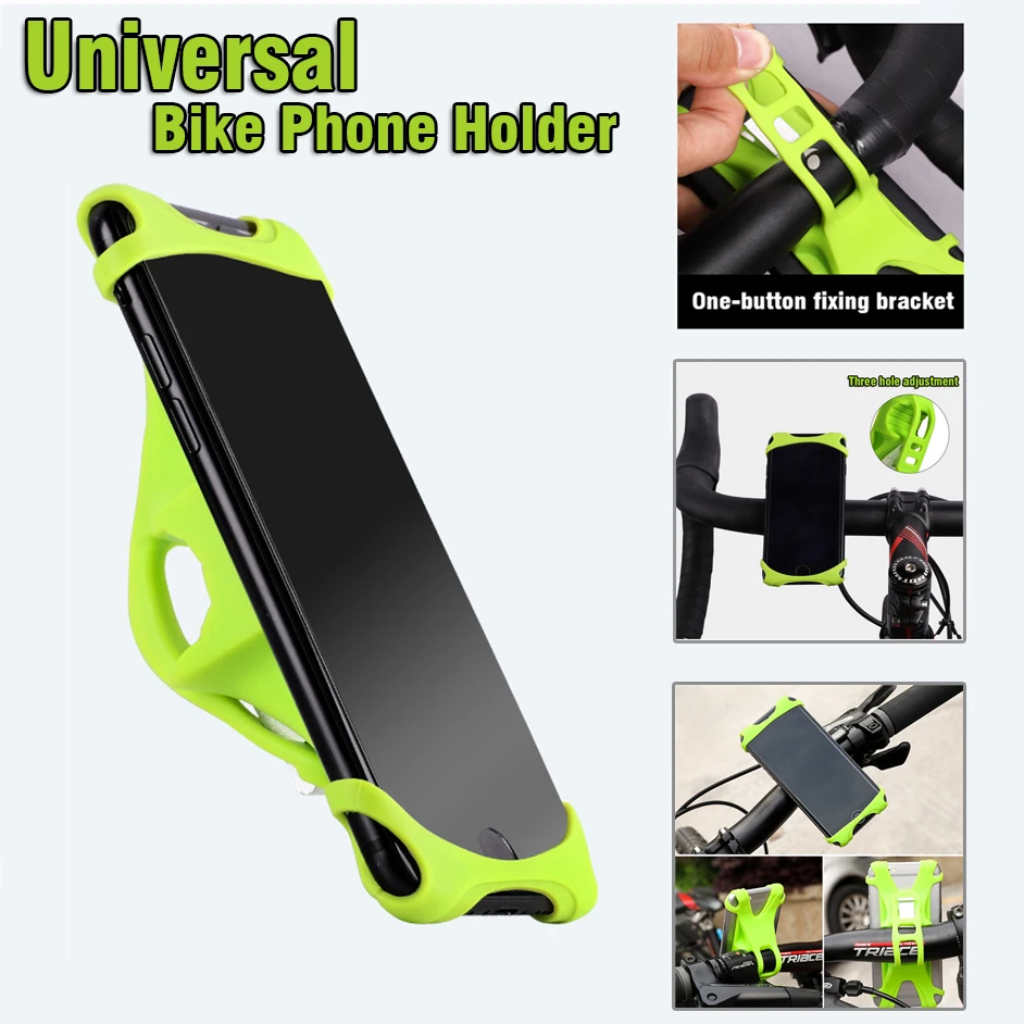 Colors Bike Phone Holder Universal Silicone Smartphone Rack Stand Multi-function Holder Fits For Travel Shopping Hook
Colors Bike Phone Holder Universal Silicone Smartphone Rack Stand Multi-function Holder Fits For Travel Shopping Hook
