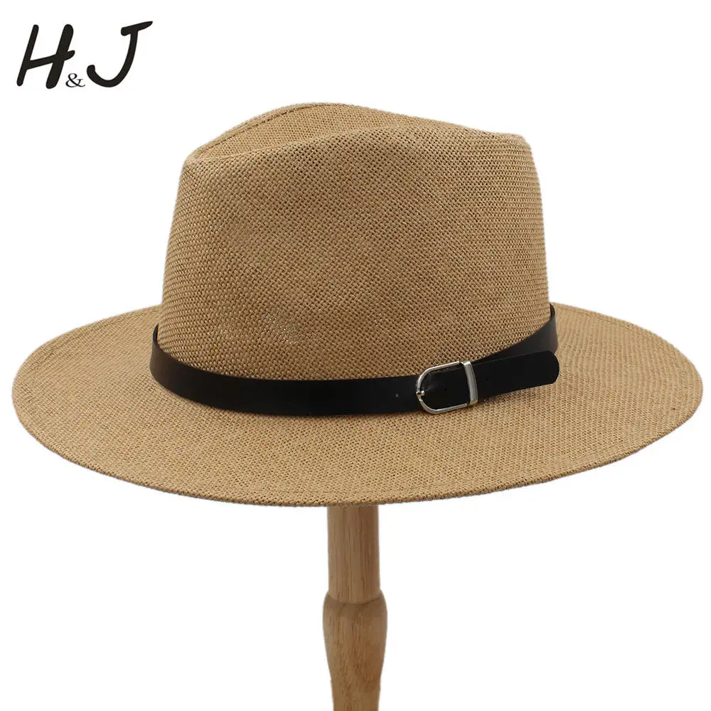 2019 Unisex Women Men Straw Summer Sun Hat With Wide Brim Panama Hat For Beach Sunbonnet Sunhat With Belt Size 56-58CM A0159-XSJ
2019 Unisex Women Men Straw Summer Sun Hat With Wide Brim Panama Hat For Beach Sunbonnet Sunhat With Belt Size 56-58CM A0159-XSJ