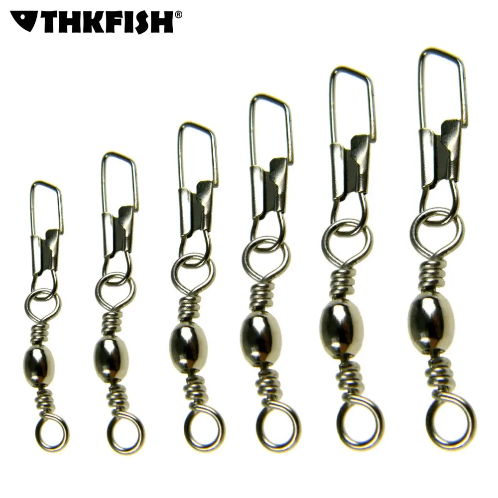50Pcs 200Pcs Fishing Barrel Swivels With Snaps Saltwater Ball Bearing Swivels Interlock Safety Snap Sea Fishing Tackle Connector
50Pcs 200Pcs Fishing Barrel Swivels With Snaps Saltwater Ball Bearing Swivels Interlock Safety Snap Sea Fishing Tackle Connector