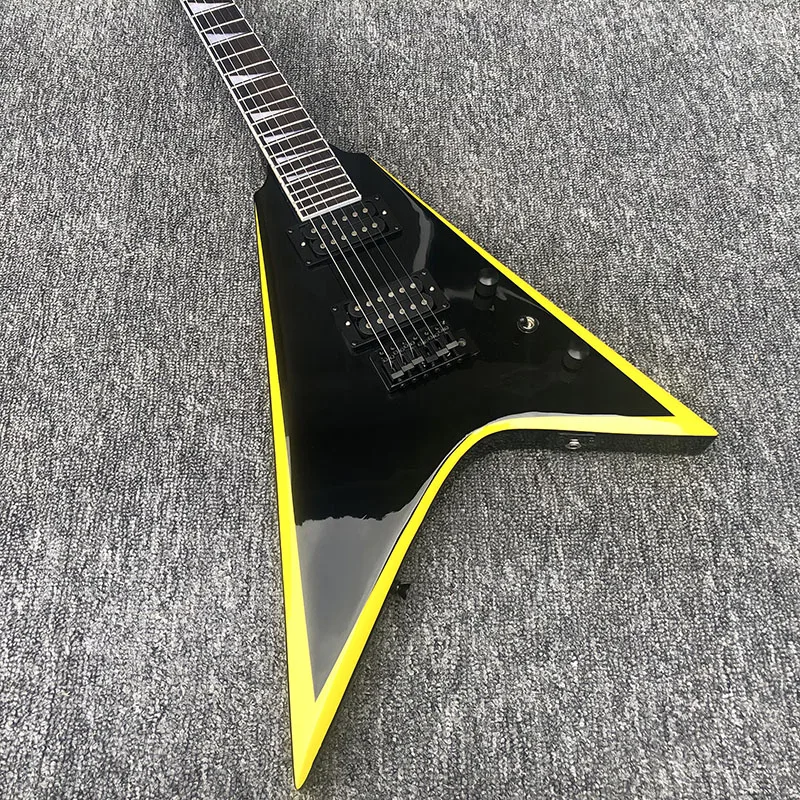 Custom Shop Black V Electric Guitar with Black Hardwares,Mahogany body and neck, Rosewood fingerboard,free shipping
Custom Shop Black V Electric Guitar with Black Hardwares,Mahogany body and neck, Rosewood fingerboard,free shipping