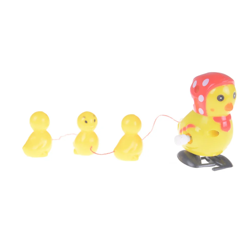 Chicken Hopping Clockwork Chicken Classic Toys 1 Hen With 3 Baby Chicks Wind Up Fun Christmas Gift For Kid Children High Quality