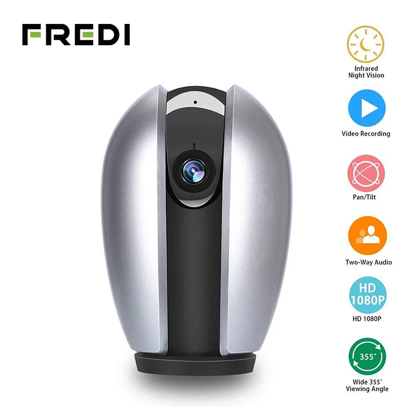 FREDI1080P Wireless IP Camera Home Security Surveillance Camera Infrared Night Vision WiFi Baby Monitor Camera Mini CCTV Camera
FREDI1080P Wireless IP Camera Home Security Surveillance Camera Infrared Night Vision WiFi Baby Monitor Camera Mini CCTV Camera