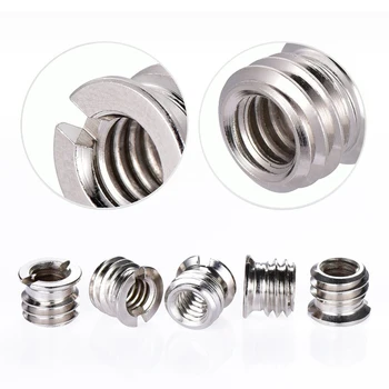 HONGDAK Adapter Female 1/4 to Male 3/8 Convert Screw Adapter for Tripod Monopod Ballhead Camera DSLR SLR Accessories
HONGDAK Adapter Female 1/4 to Male 3/8 Convert Screw Adapter for Tripod Monopod Ballhead Camera DSLR SLR Accessories