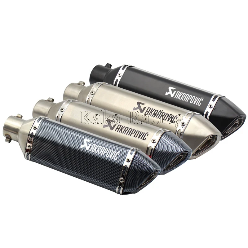 Inlet 51mm Motorcycle Exhaust Muffler pipe Left Side laser marking Akrapovic Motorbike Muffler Exhaust Escape tip with DB Killer
Inlet 51mm Motorcycle Exhaust Muffler pipe Left Side laser marking Akrapovic Motorbike Muffler Exhaust Escape tip with DB Killer