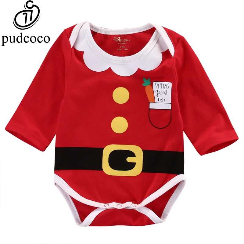 Pudcoco Newborn Baby Girls Clothes Xmas Red Cartoon Jumpsuit Rompers Outfits Costume Baby Boy Clothes
Pudcoco Newborn Baby Girls Clothes Xmas Red Cartoon Jumpsuit Rompers Outfits Costume Baby Boy Clothes