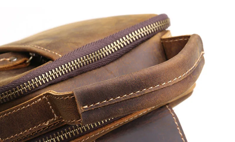 Genuine Leather Small Sling Bag For Men