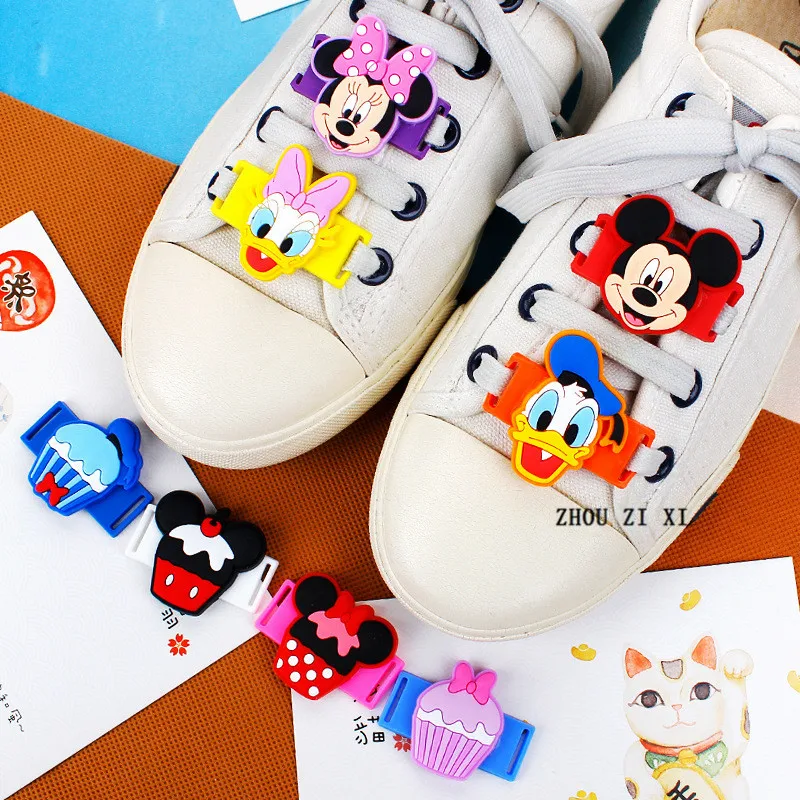 8 pcs/lot Mickey Minnie anime action figure PVC Shoelace buckle Children's favorite gifts Shoes accessories Toys for children
8 pcs/lot Mickey Minnie anime action figure PVC Shoelace buckle Children's favorite gifts Shoes accessories Toys for children