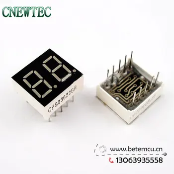 CPS03622BR Common Anode 2Bit Digital Tube 7 segment 0.36" Red LED Display 10PCS/LOT
CPS03622BR Common Anode 2Bit Digital Tube 7 segment 0.36" Red LED Display 10PCS/LOT